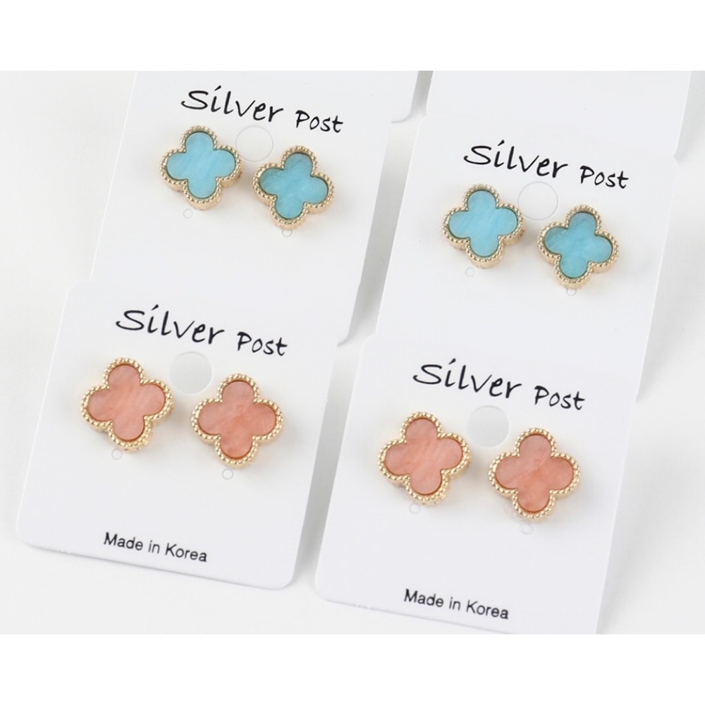 Four-leaf Blossom Earrings